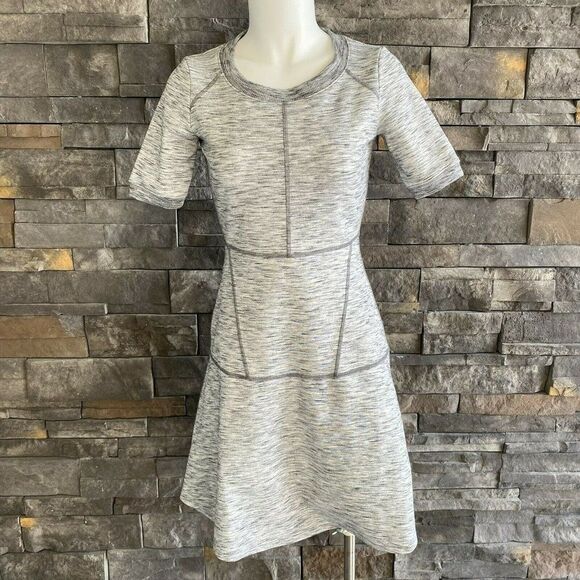 Womens Athleta Dress En Route Style Gray Heathered Colored‎ Size XXS Tall EUC - Picture 4 of 6